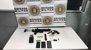 Quatro homens são presos por porte ilegal de armas em Porto Alegre