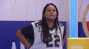'BBB 26': Chaiany leva bronca de Tadeu Schmidt após comentário: 'Não fale isso'