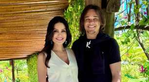 Miss Brasil Natália Guimarães curte resort com Leandro, do KLB, e as filhas gêmeas