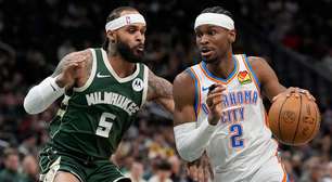 Thunder atropela os Bucks com noite de gala de Shai