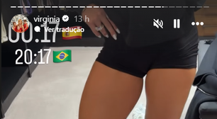 Vini Jr. presenteia Virginia com acessório antiestresse