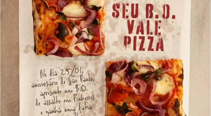 'Seu B.O. vale pizza': vítimas de assalto em Pinheiros, SP, ganham fatia grátis em ação de pizzaria