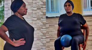 Aos 81 anos, Zezé Motta impressiona ao mostrar treino: 'Corpo em movimento'