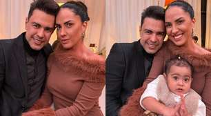 Graciele Lacerda mostra filha "atrapalhando" momento a sós com Zezé