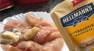 Receita de frango na maionese: uma versão prática de parmegiana que fica suculenta e não precisa empanar nem fritar