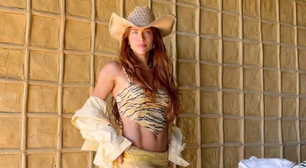 Saída de praia: Ewbank, Marina e Isis usam saia com transparência