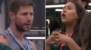 'BBB 26': Jonas discute com Chaiany e dispara: 'Para de encher o saco'