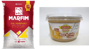Anvisa recolhe lotes de marcas de sal grosse e doce de leite por 'resultado insatifastório' em testes