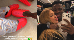 Saiba de onde e quanto é o chinelo 'antiestresse' que Virginia Fonseca ganhou de Vini Jr. em Madri