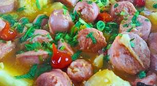 Linguiça atolada com mandioca: aprenda a preparar o almoço perfeito à moda mineira, bem suculento e saboroso