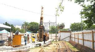 Monumento em homenagem a Martinho da Vila, na Zona Norte do Rio, começa a ser construído