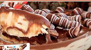 Como fazer sobremesa de Kinder Bueno na travessa, um pavê fácil e rápido que é simplesmente delicioso