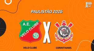 Velo Clube x Corinthians: onde assistir, escalações e arbitragem