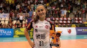 Victoria, 21 anos, passa por teste de fogo no Sesc RJ Flamengo