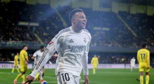 Mbappé faz dois, Real Madrid vence o Villarreal e assume a liderança do Espanhol