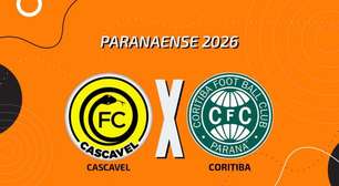 Cascavel x Coritiba: onde assistir, escalações e arbitragem