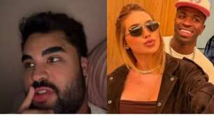 Lucas Guedez expõe namoro de Virginia com Vini Jr.: 'Os dois estão...'