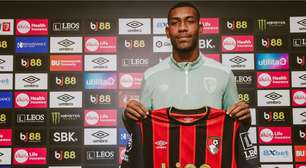 Rayan, ex-Vasco, é anunciado pelo Bournemouth