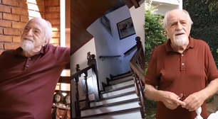 Salas integradas, jardim amplo e coleção de 7 mil DVDs: no auge dos 93 anos, Ary Fontoura fez dessa mansão no RJ o seu refúgio