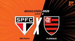 São Paulo x Flamengo: onde assistir, escalações e arbitragem