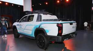 Chery lança sua primeira picape elétrica para concorrer com Hilux EV