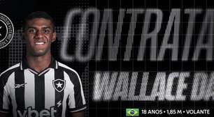 Botafogo anuncia Wallace Davi, ex-Fluminense
