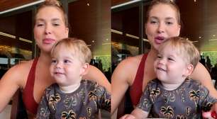 Virginia Fonseca mostra filho chamando mãe de Vini Jr. de 'vovó'