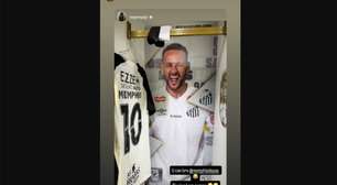 Memphis usa espaço de Neymar e brinca com craque antes de jogo do Corinthians