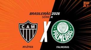 Atlético-MG x Palmeiras: onde assistir, escalações e arbitragem