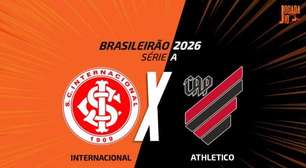 Inter x Athletico-PR, AO VIVO, com a Voz do Esporte, às 17h30