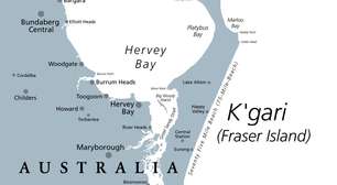 K'gari, a maior ilha de areia do mundo: segredos, aventura e natureza