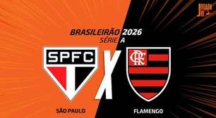 São Paulo x Flamengo, AO VIVO, com a Voz do Esporte, às 20h