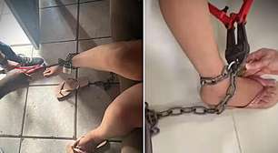 Polícia encontra mulher acorrentada e prende companheiro em flagrante no interior do RS