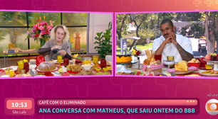 Ana Maria ensina Matheus do BBB a espremer limão e dispara: 'nunca entrou numa cozinha, né?'