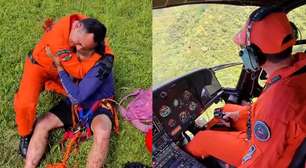 Turista que desapareceu em trilha é resgatado por bombeiros em Santa Catarina