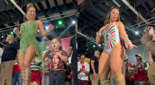 Ex e atual rainha da Grande Rio, Paolla Oliveira e Virginia viralizam ao sambarem juntas: 'Parem de comparar'; veja vídeo