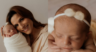 Jade Barbosa mostra o rostinho da filha e se declara: 'Minha pequena Eva'