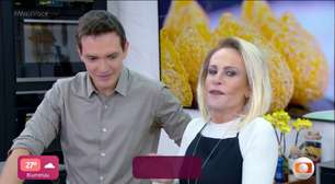 Ana Maria Braga rebate diretora ao vivo no Mais Você: 'Para de me mandar embora'
