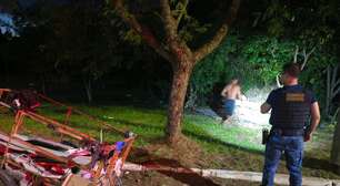 Homem é flagrado descartando entulho em área de mata preservada em Canoas