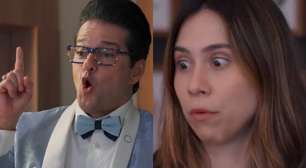 Três Graças: Lucélia decide aplicar golpe em Crô e perde o chão com atitude do ex-mordomo