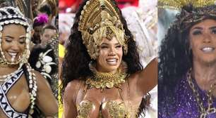 O antes e depois de Evelyn Bastos, rainha de bateria da Mangueira no Carnaval 2026: 21 fotos reúnem de fantasia polêmica a make banhada a ouro 18k