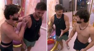 BBB26: Jonas acusa Paulo Augusto de agressão na corrida pelo Big Fone: 'Acha certo?'