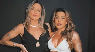 Grávida, Lauana Prado reaparece em romance com Tati Dias