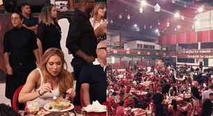 Rica e generosa! Virginia faz festão para integrantes da bateria da Grande Rio