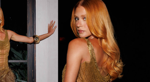 Glamour metalizado: musa no Carnaval 2025, Marina Ruy Barbosa alia corset, plumas e dourado em look sofisticado no pré-folia; 15 fotos!