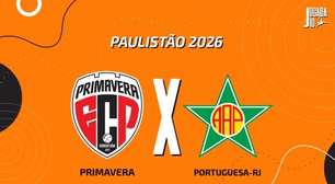 Primavera x Portuguesa, AO VIVO, com a Voz do Esporte, às 19h