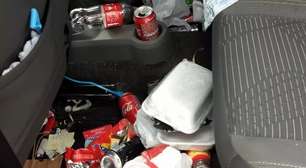 Lixo no interior do carro vira infração grave nos EUA; veja o valor da multa