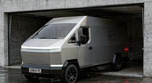 Isto não é um Cybertruck, e sim o novo furgão elétrico de uma startup russa mas a "inspiração" é inegável