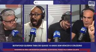 Comentaristas discutem ao vivo durante programa da Band sobre Botafogo e Cruzeiro