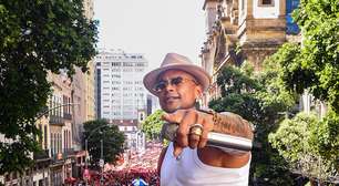 Léo Santana arrasta multidão pelas ruas do Rio de Janeiro em bloco de pré-carnaval; veja fotos